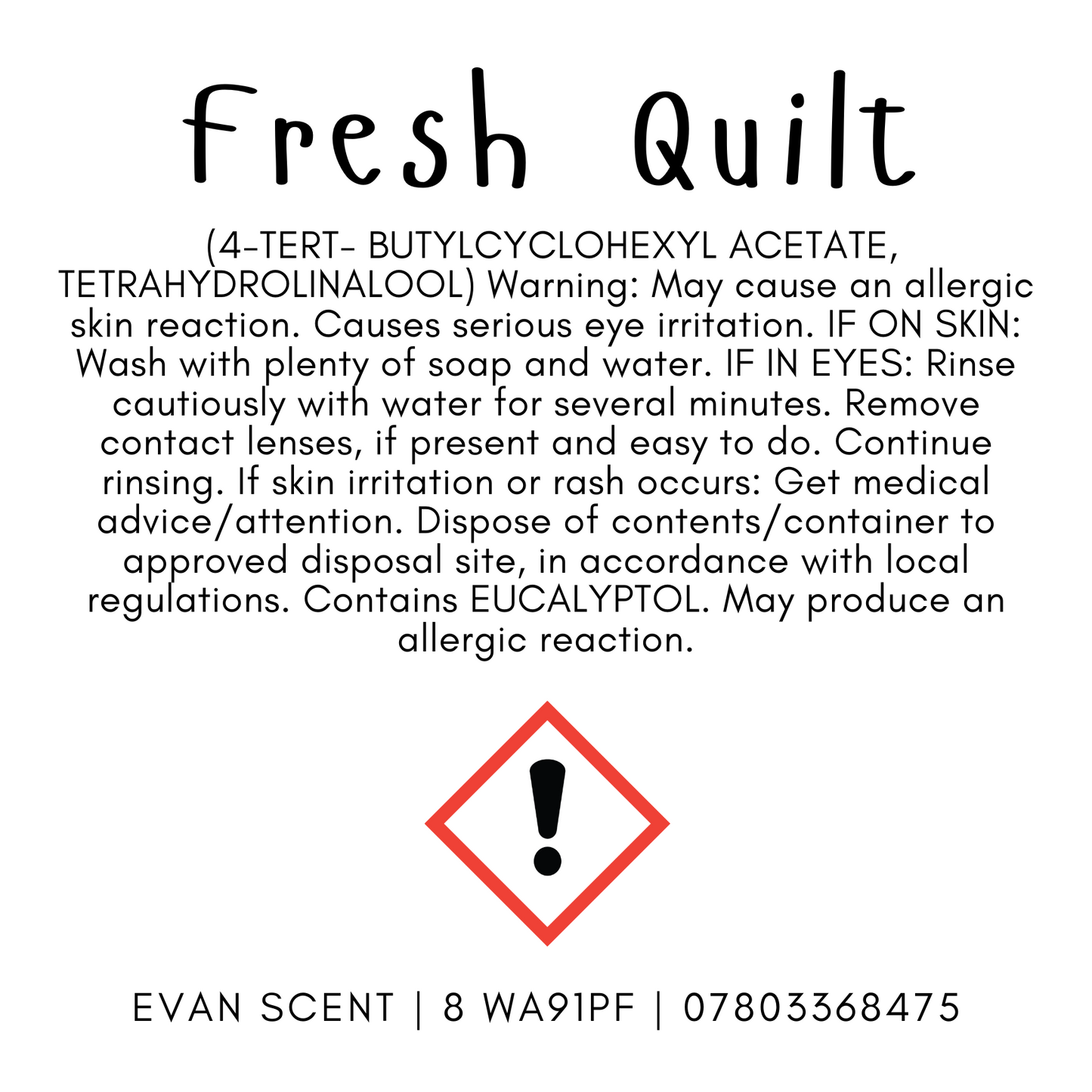 Reed Diffuser Refill 100ml