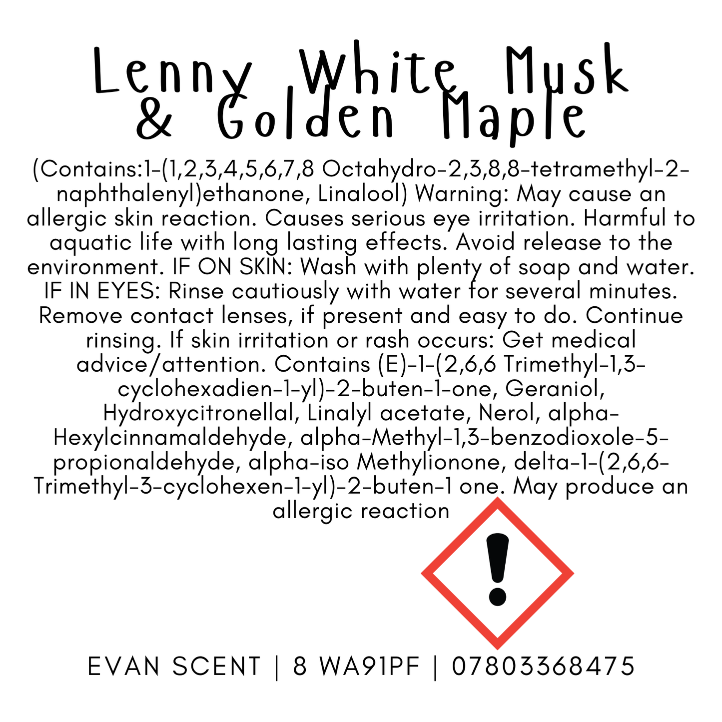 Reed Diffuser Refill 100ml