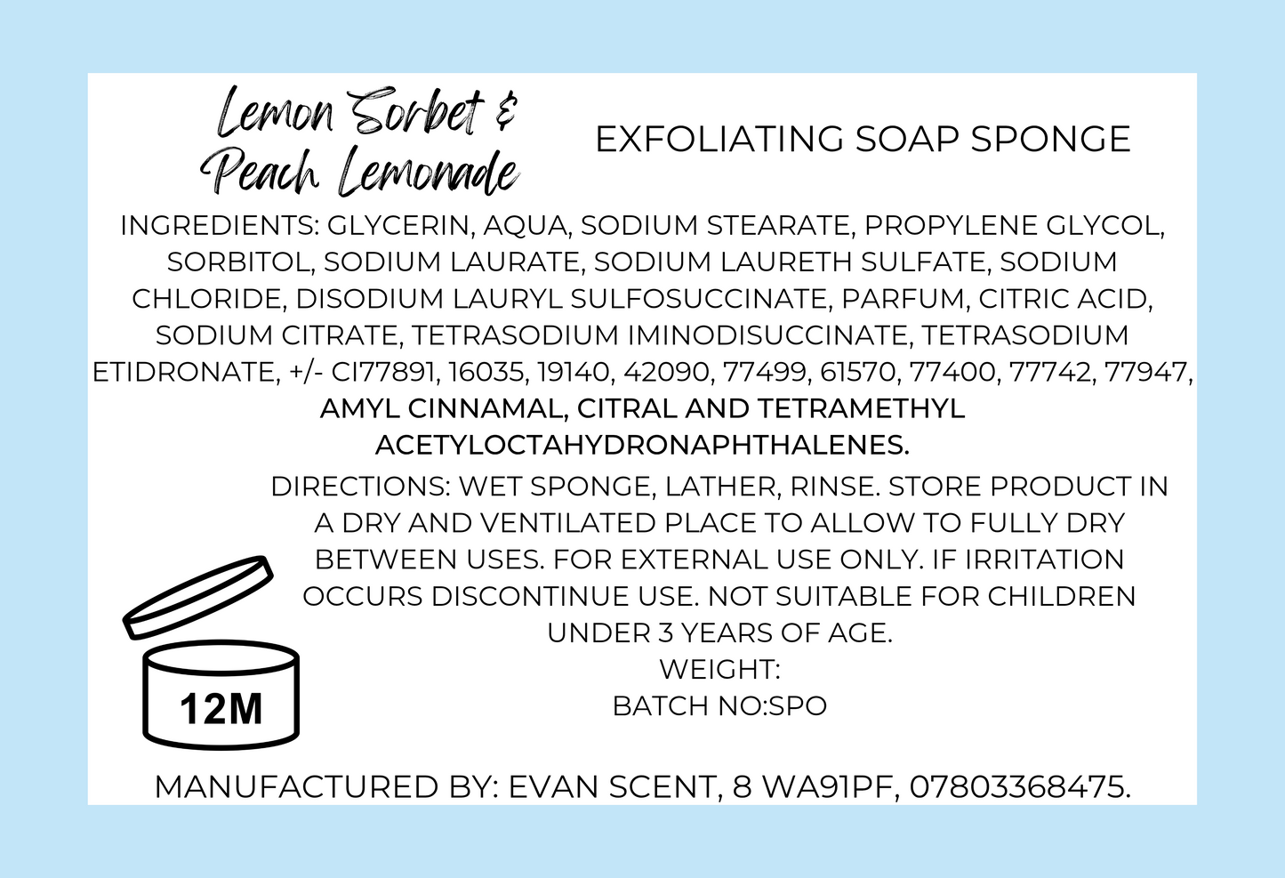 Soap Sponges