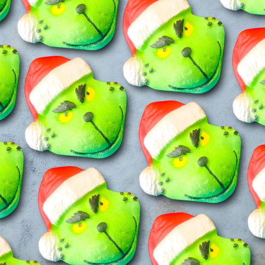 The Green Christmas Man Bath Bomb