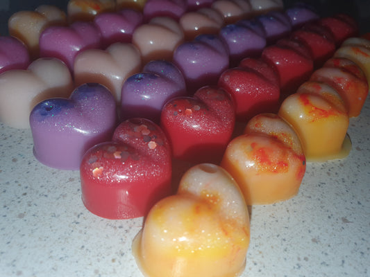 heart wax melts UK highly scented romantic decorative wax melts