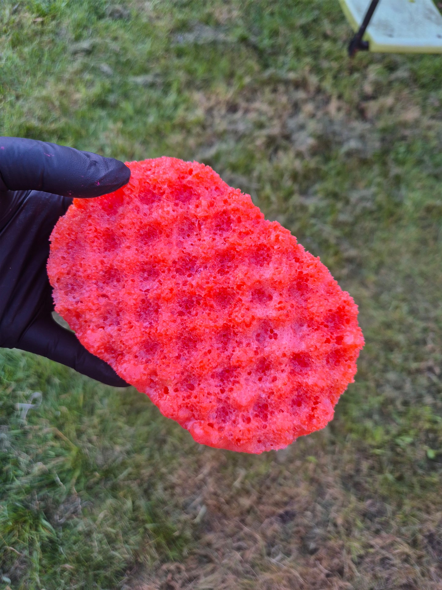 soap sponge UK exfoliating scented shower sponge in clamshell