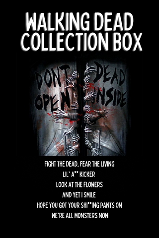 Walking Dead Wax Melt Collection Clamshell